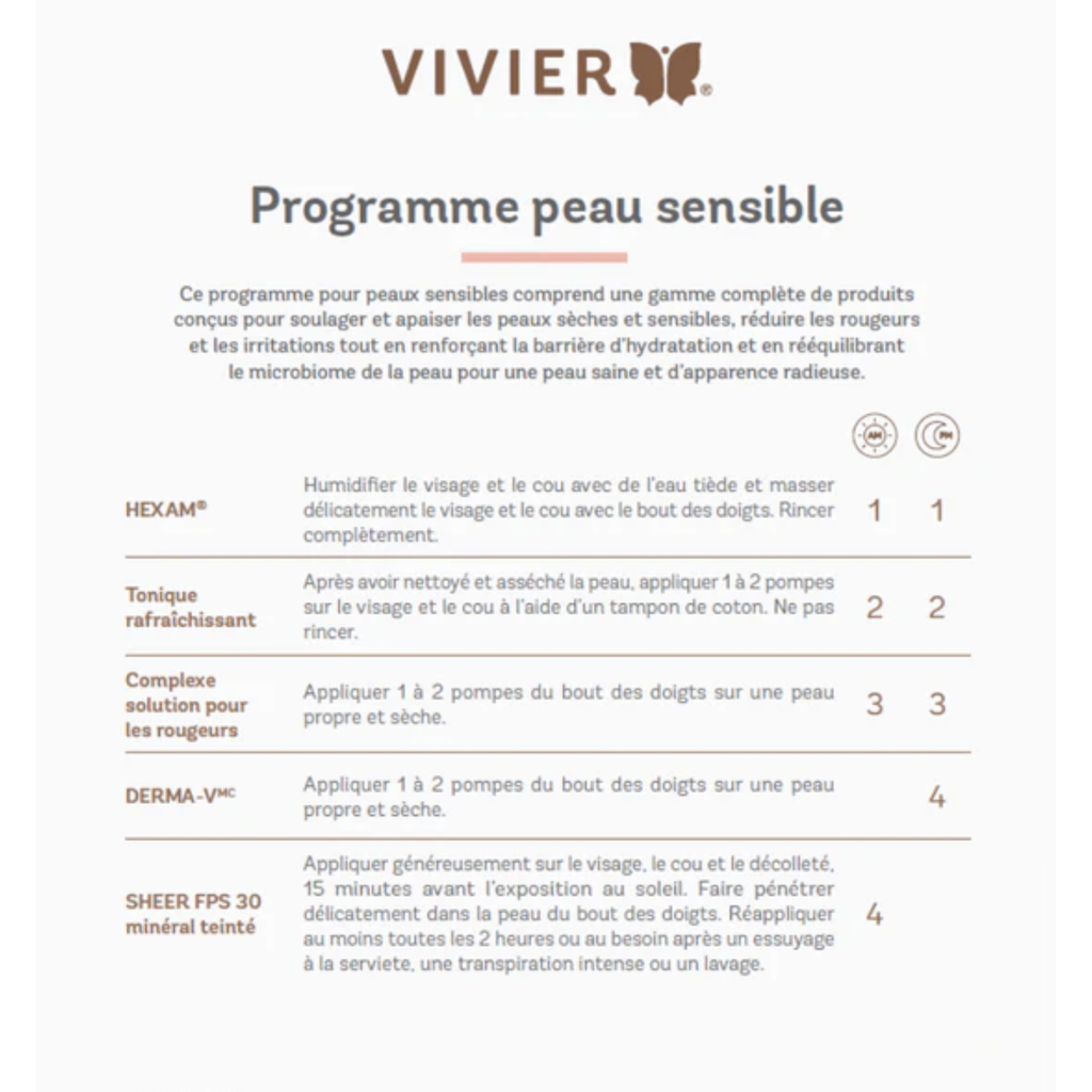 Programme Peau sensible